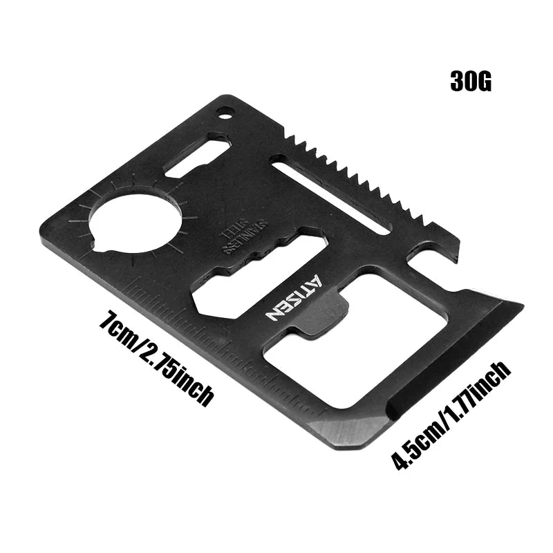 Multifunctional Portable Stainless Steel Tool Card