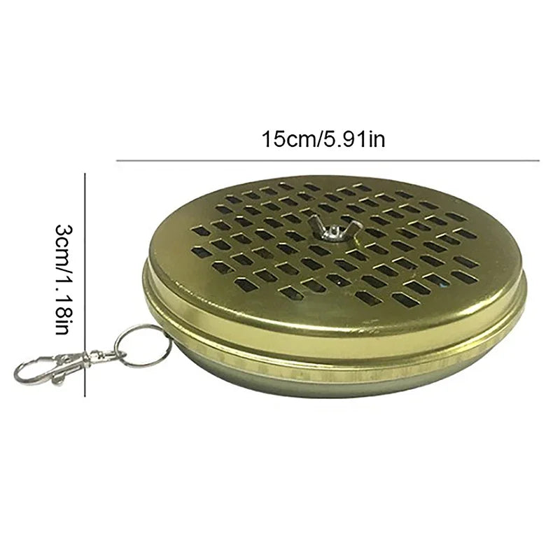 Portable Mosquito Coil Holder Tray with Lid