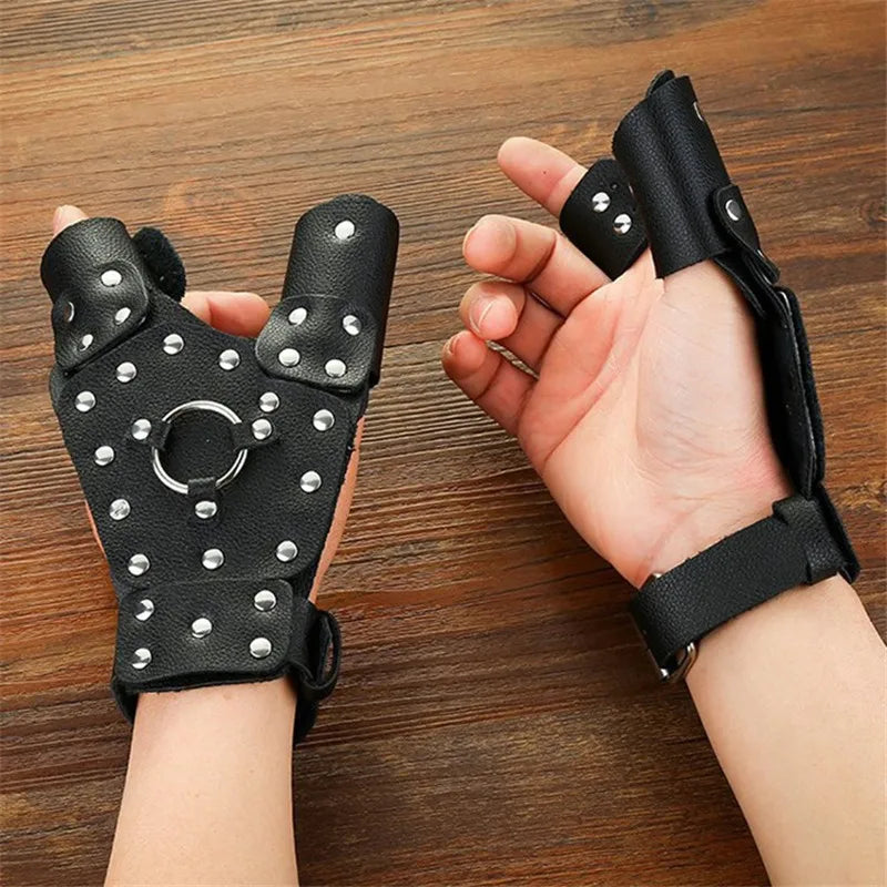 Slingshot Catapult Hunting Protection Hand Gloves