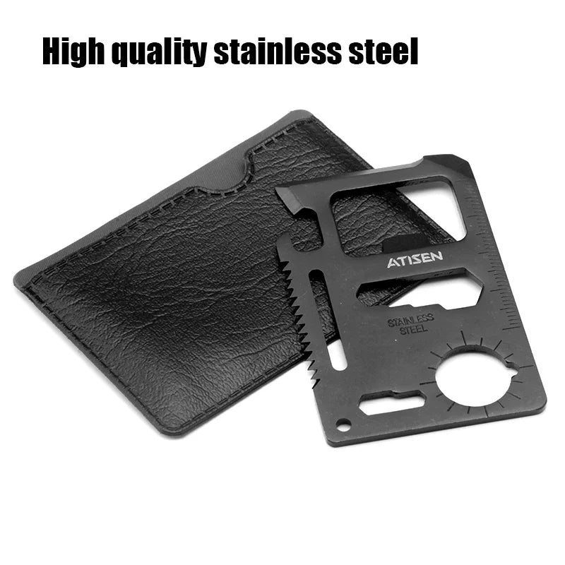 Multifunctional Portable Stainless Steel Tool Card