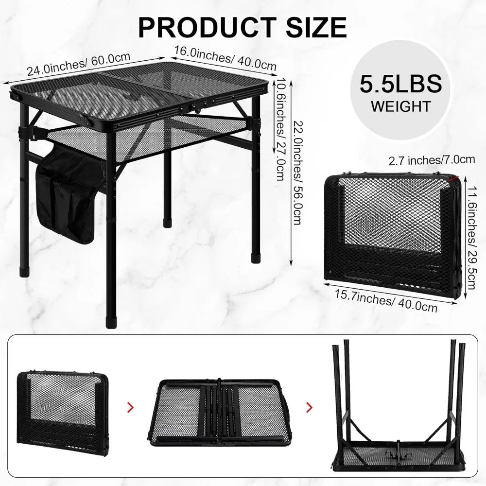 Foldable Grill Camping Table