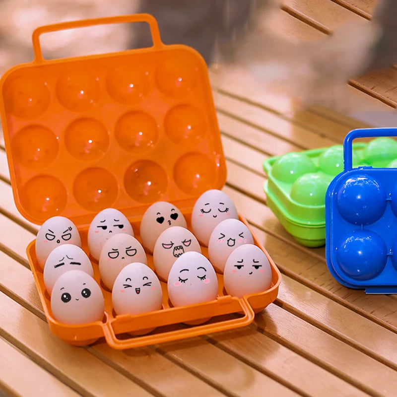 Portable Plastic Egg Storage Box