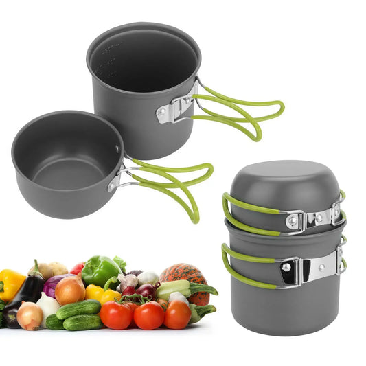 Camping Tableware Pots Kit