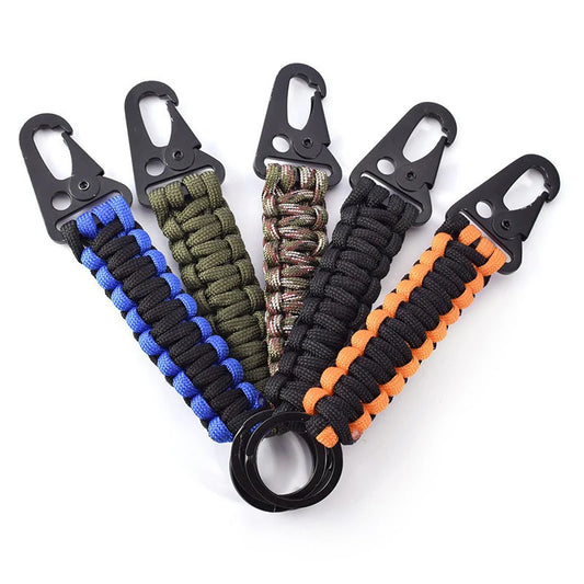 Outdoor Paracord Rope Keychain