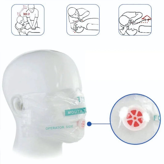 Outdoor Survival Disposable CPR Breathing Mask