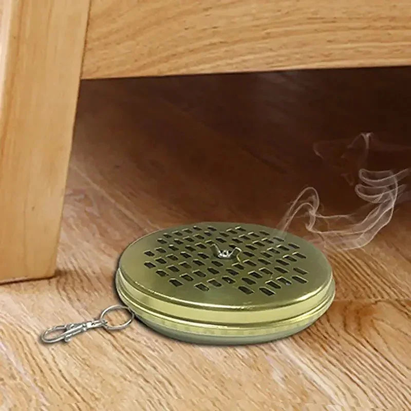 Portable Mosquito Coil Holder Tray with Lid