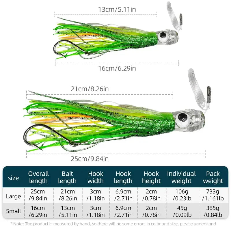 Trawl Bait Marlin Tuna Fishing Bait Lures