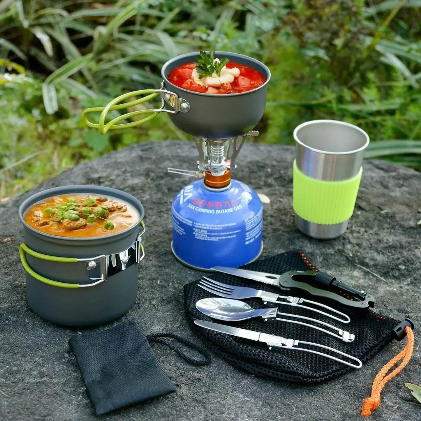 Camping Tableware Pots Kit