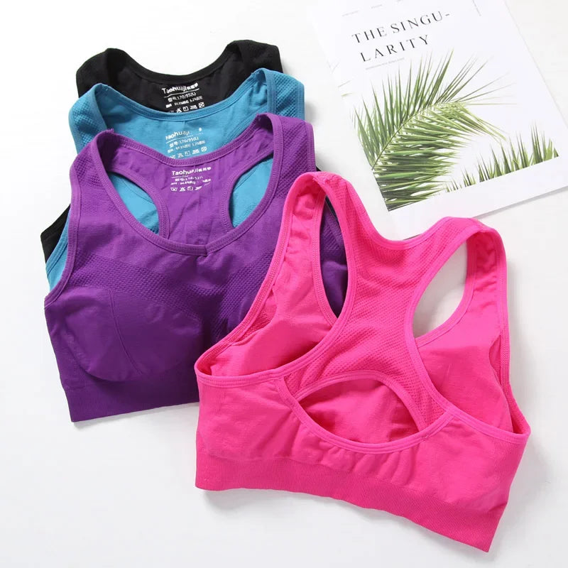 Women Sports Bra Top Push Up Fitness Bra