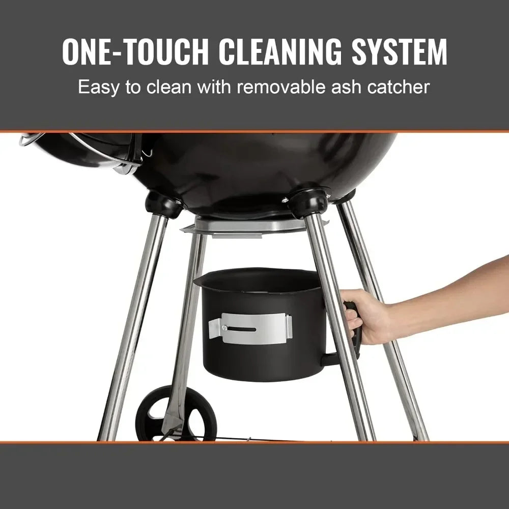 Portable  Charcoal Grill with Bowl