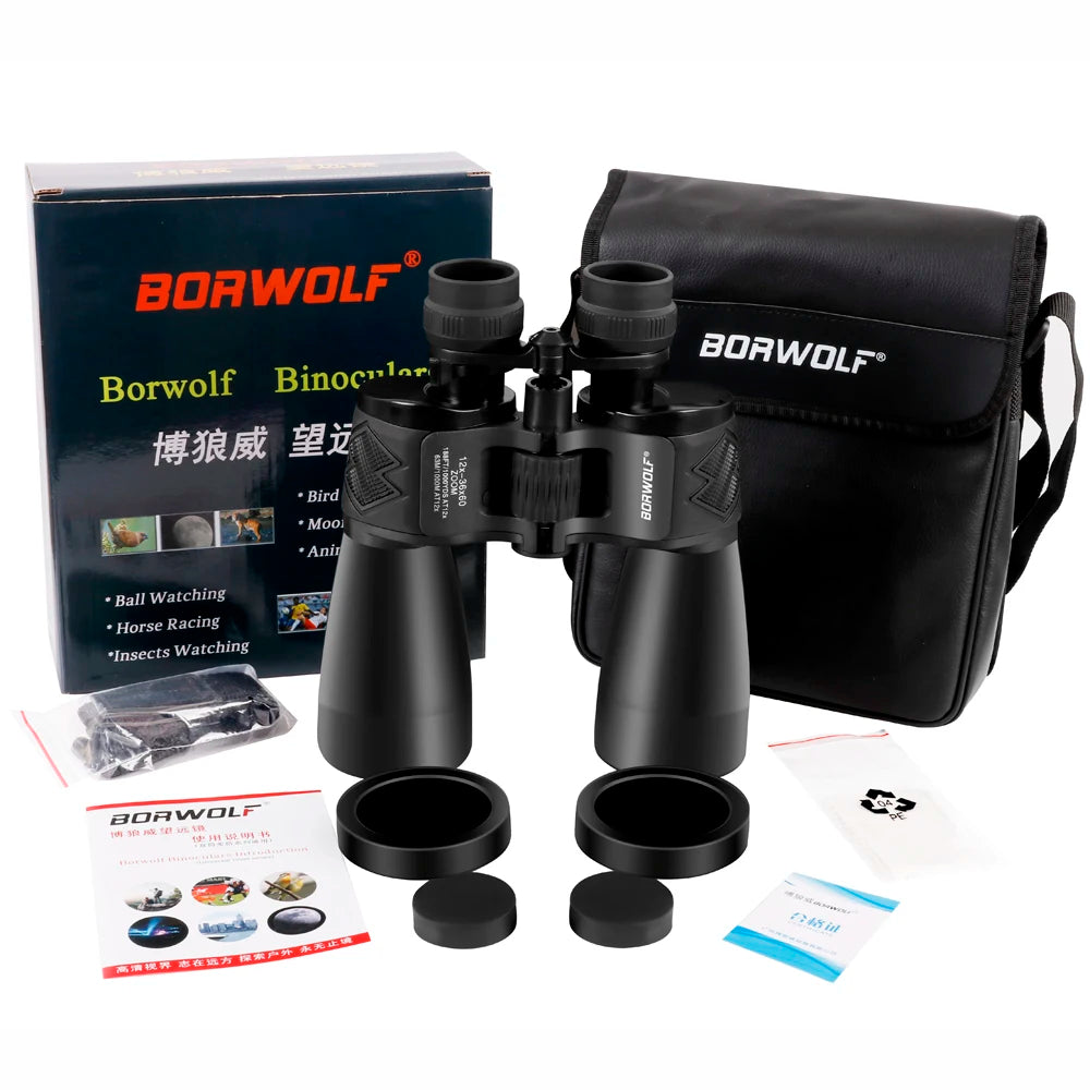 Borwolf 12-36X60 Binoculars