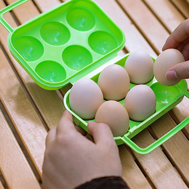 Portable Plastic Egg Storage Box