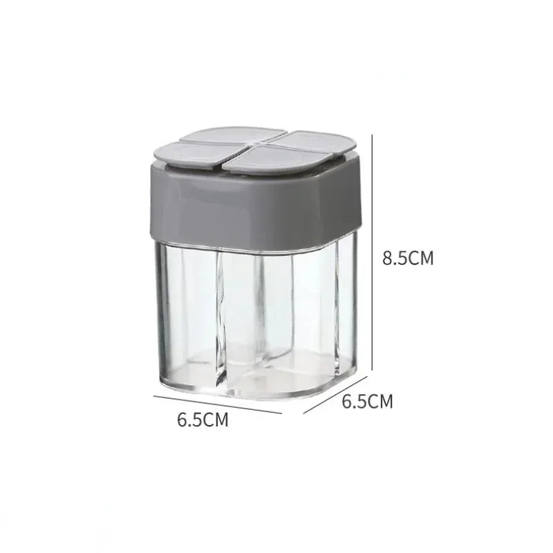 Transparent Seasoning jar with lid